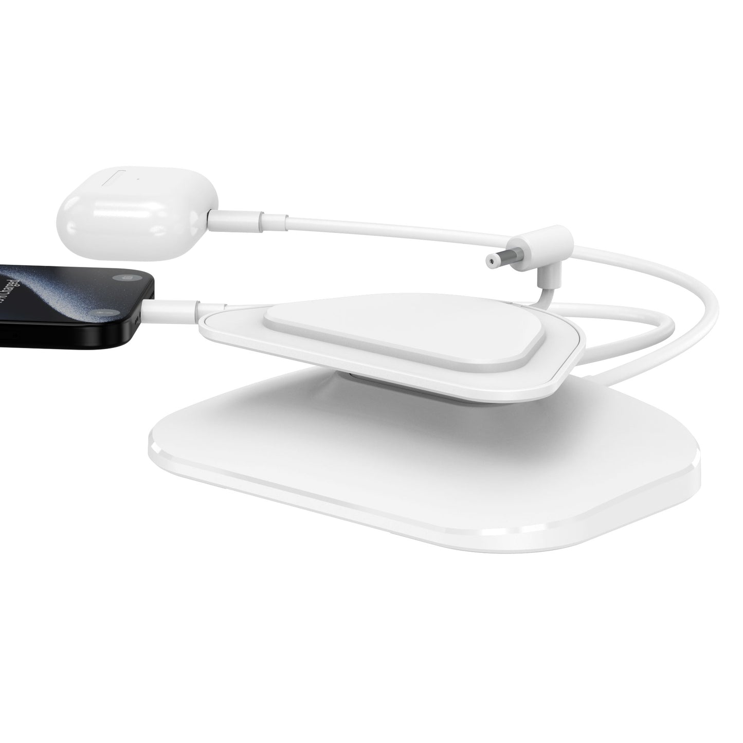 Adjustable Stand for Echo Show 5(3rd Gen) with USB-C/A Charging Port