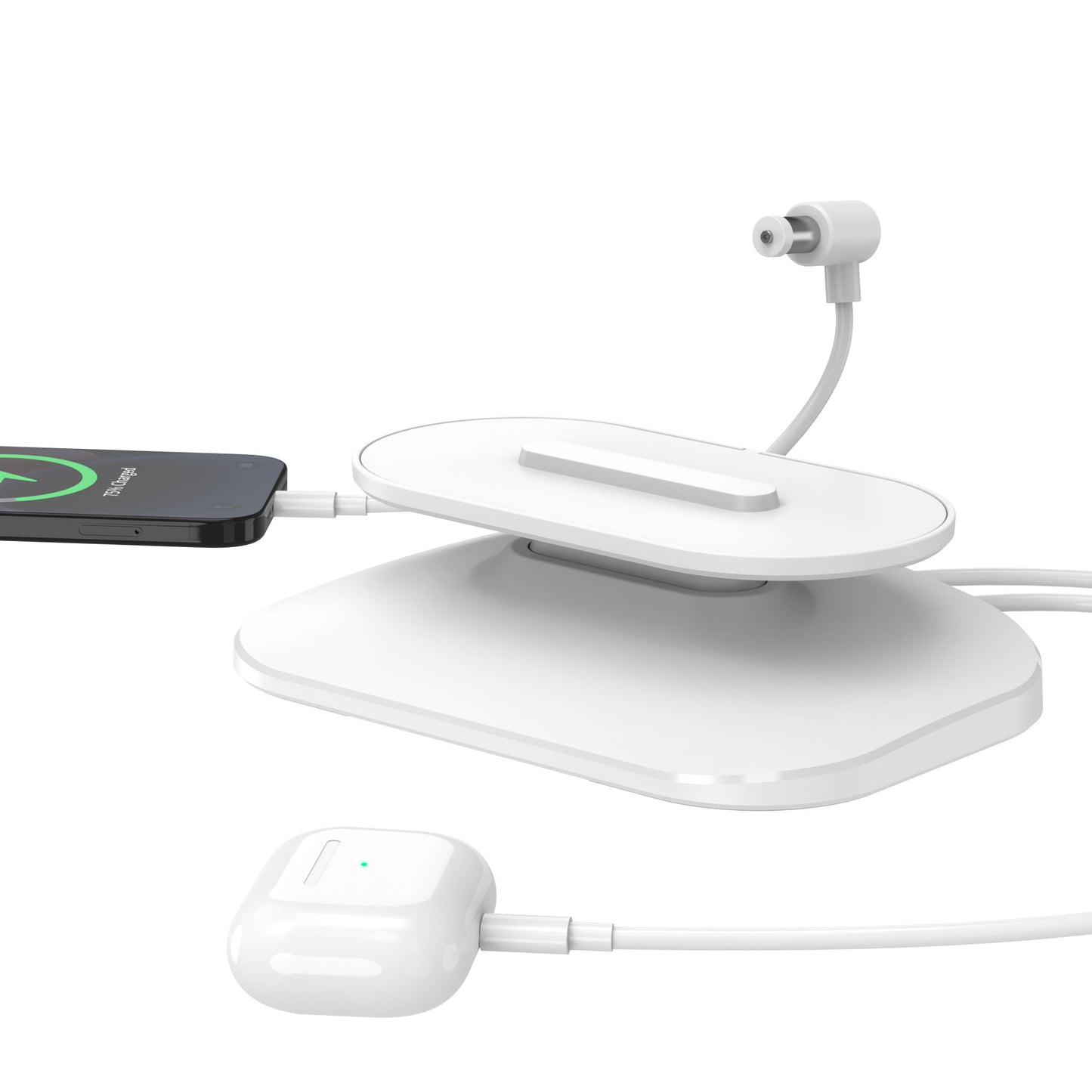 Adjustable Stand for Echo Show 8(1st & 2nd Gen) with USB-C/A Charging Port