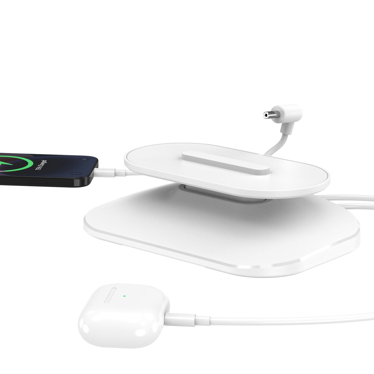 Adjustable Stand for Echo Show 5(1st & 2nd Gen) with USB-C/A Charging Port