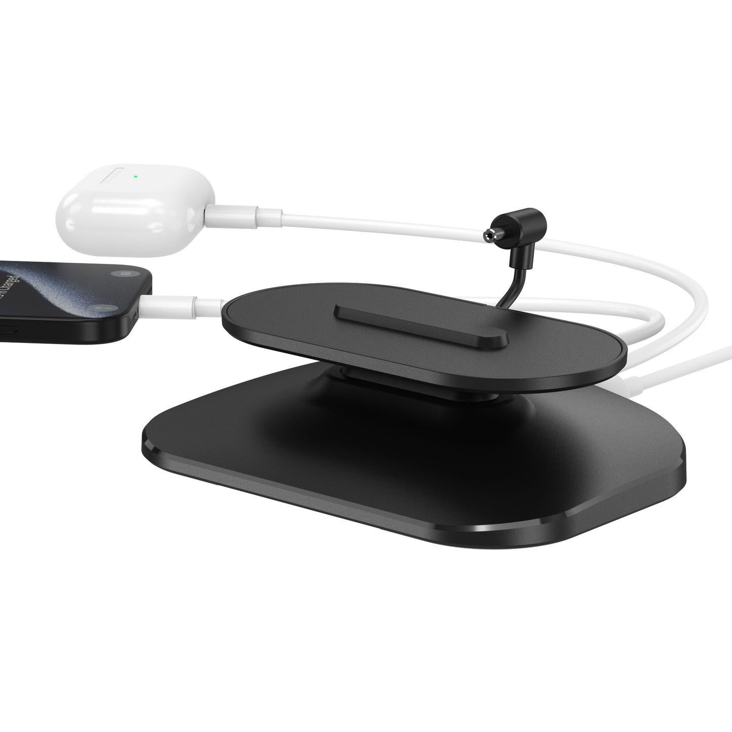 Adjustable Stand for Echo Show 5(1st & 2nd Gen) with USB-C/A Charging Port
