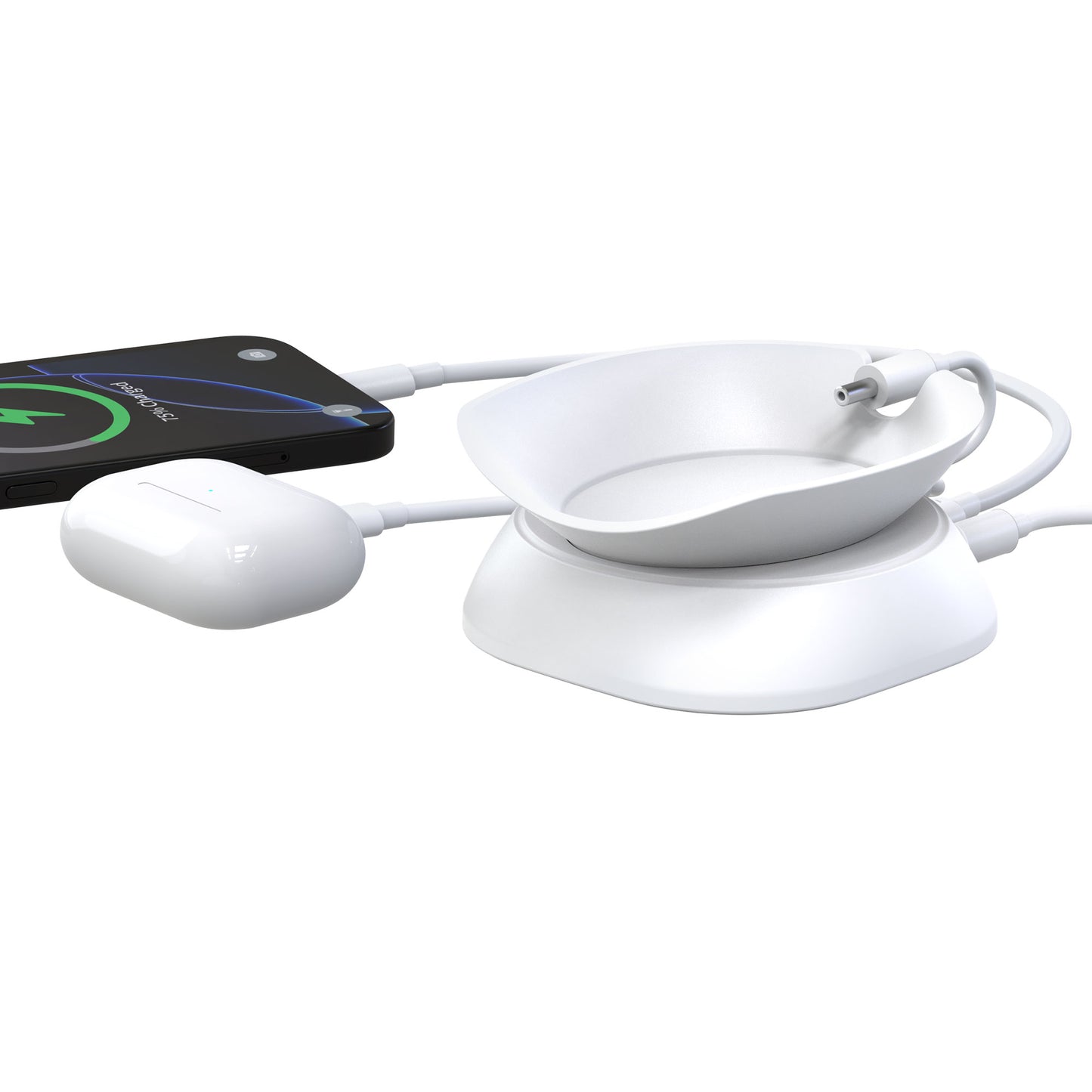 Desk Stand for Echo Spot with USB-C/A Charging Port