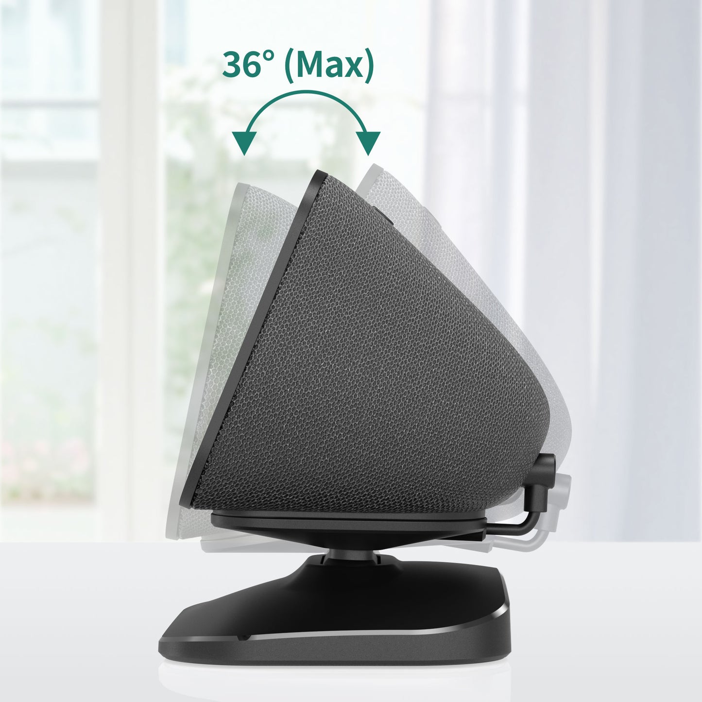 Adjustable Stand for Echo Show 5(3rd Gen) with USB-C/A Charging Port