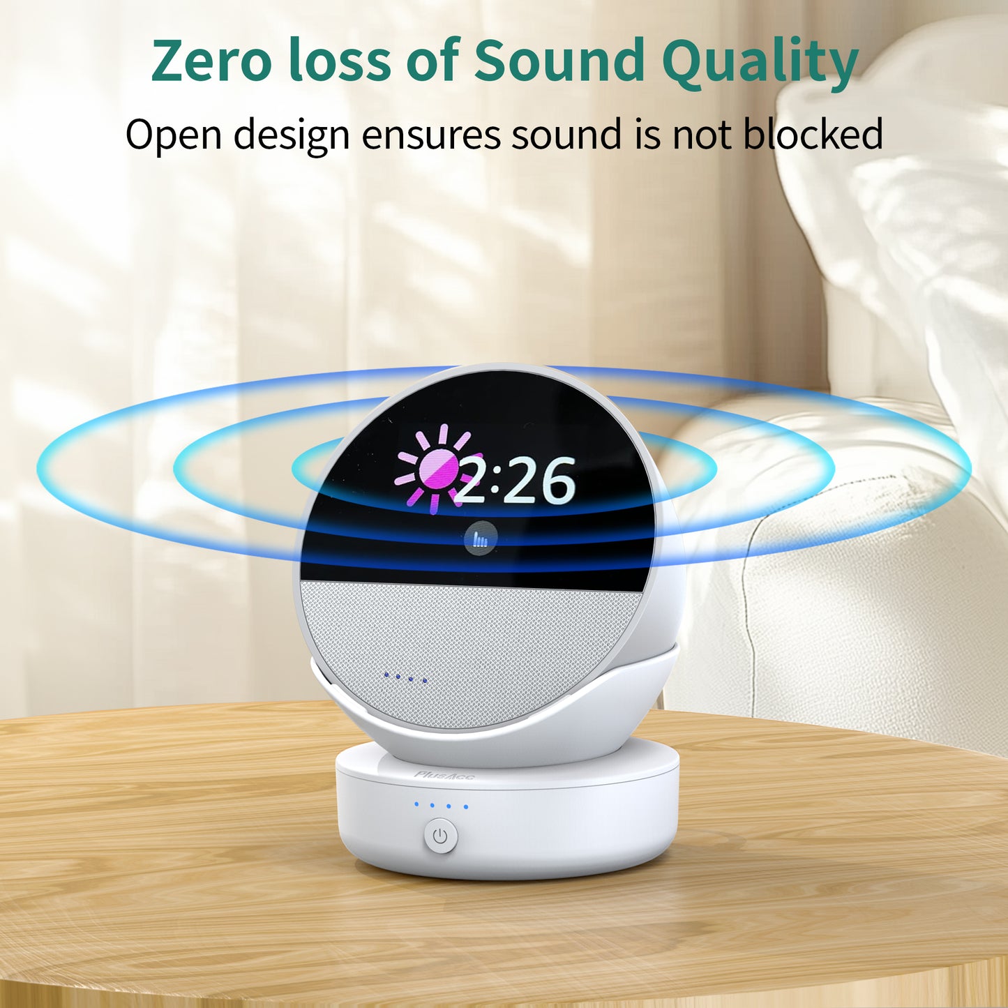 Portable Battery Base for Echo Spot