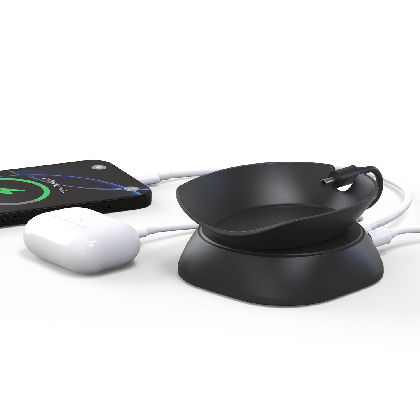 Desk Stand for Echo Spot with USB-C/A Charging Port