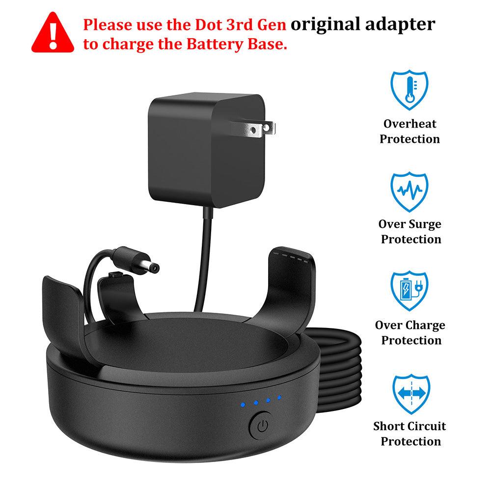 echo dot with battery base