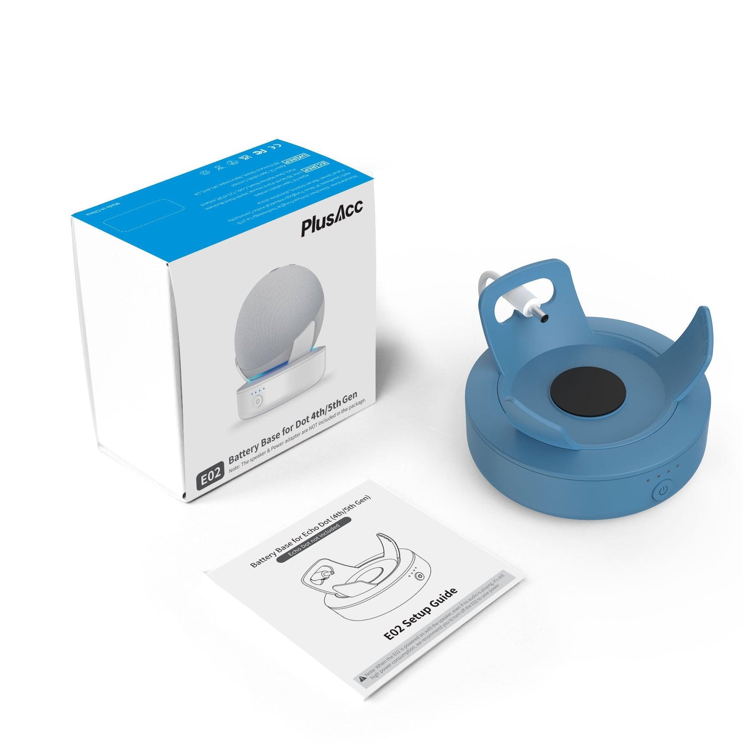 Portable Battery Base for Echo Dot (5th Gen)