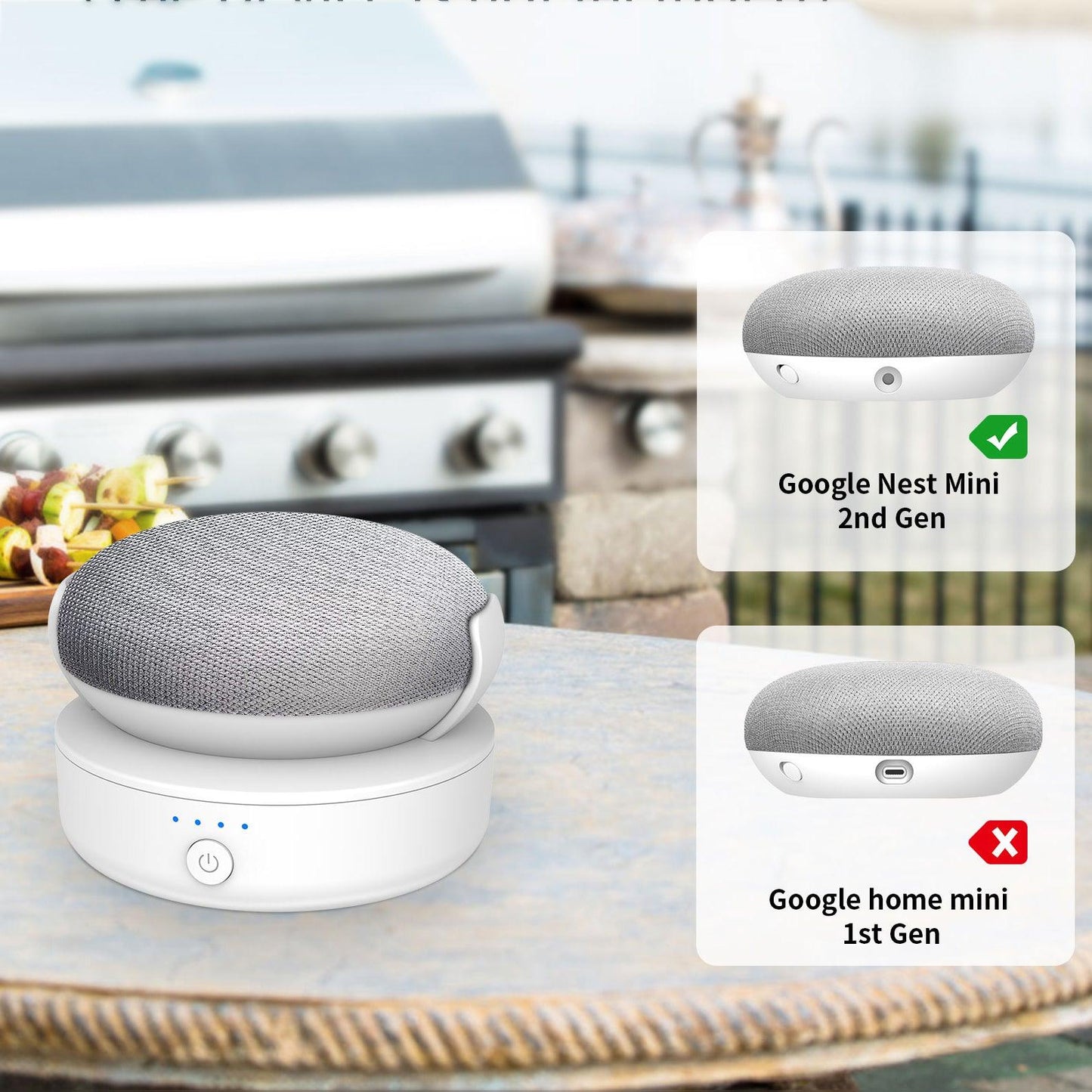 Google nest mini battery