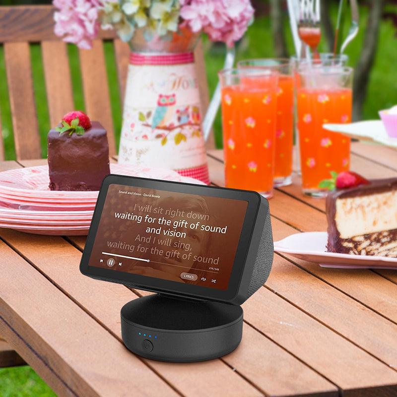 amazon echo show 5 battery stand