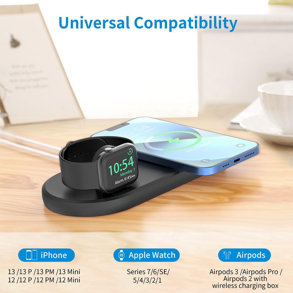 apple watch and phone charger stand