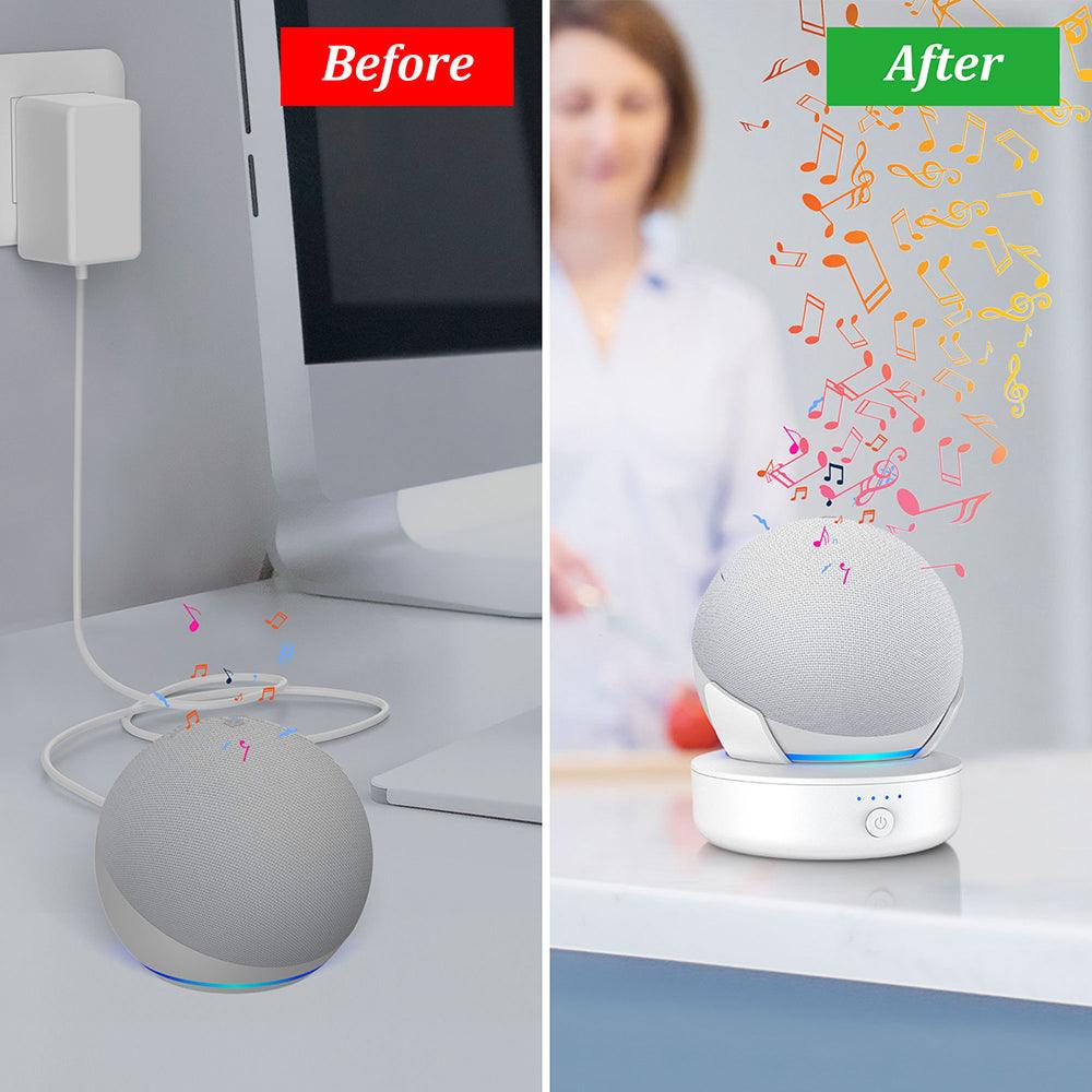 echo dot battery base 5th gen
