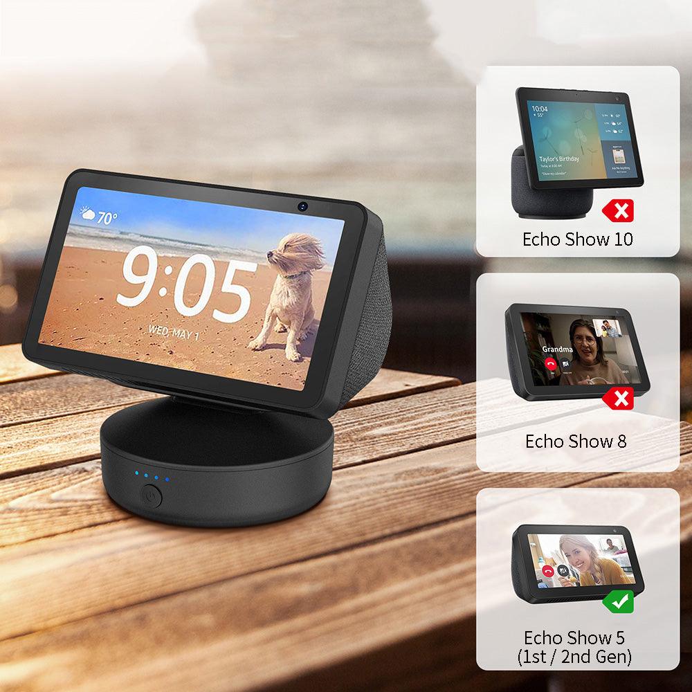 echo show battery stand
