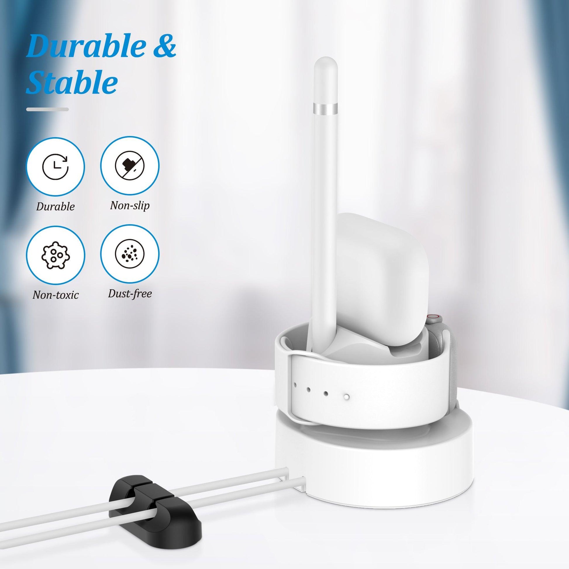 iphone and apple watch charging station