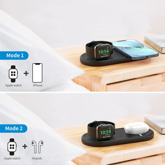 iphone and watch charging dock