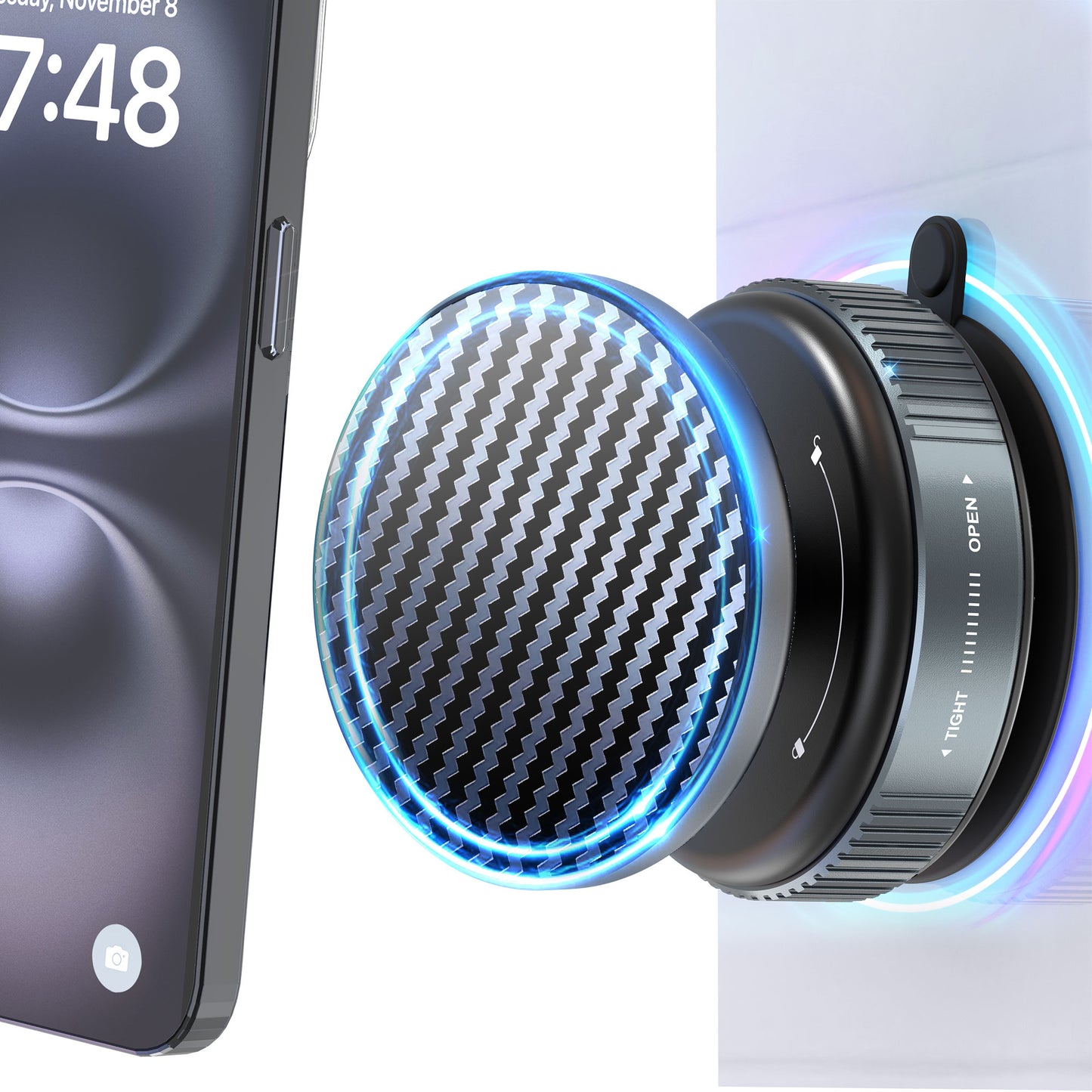 Vacuum Magnetic Phone Holder