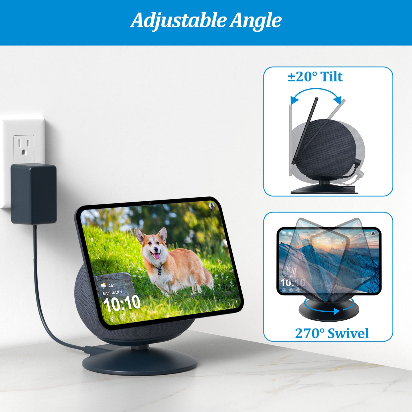 Echo Show 8/11 Desktop Charging Stand