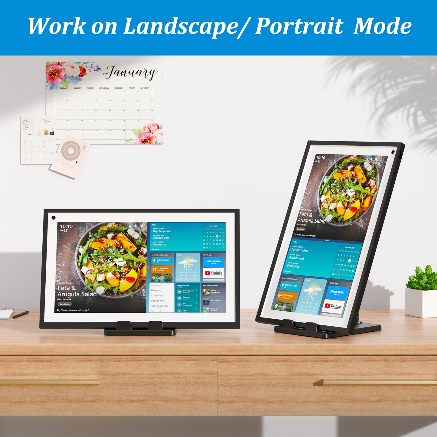 PlusAcc Stand for iPad & Show 15/21 & Tablet, Adjustable Tilt Holder
