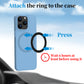 Multi‑Purpose Vacuum Suction Car & Wall Phone Mount – Strong Magnetic Hold, 360° Rotation, Reusable Nano Suction Pad