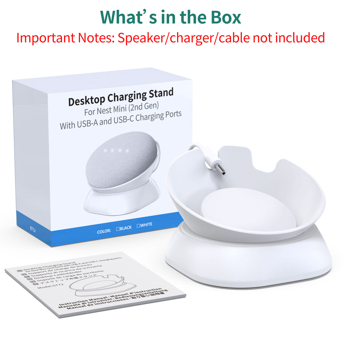 PlusAcc Portable Battery Base For Echo Dot 4th & 5th Gen 10000mAh Rechargeable Power Bank For Alexa Echo Dot 5 Holder Charger 64084abc86403ede2d356ade PlusAcc Portable Battery Base For Echo Dot 4th & 5th Gen 10000mAh Rechargeable Power Bank For Alexa Echo Dot 5 Holder Charger 64084abc86403ede2d356ade