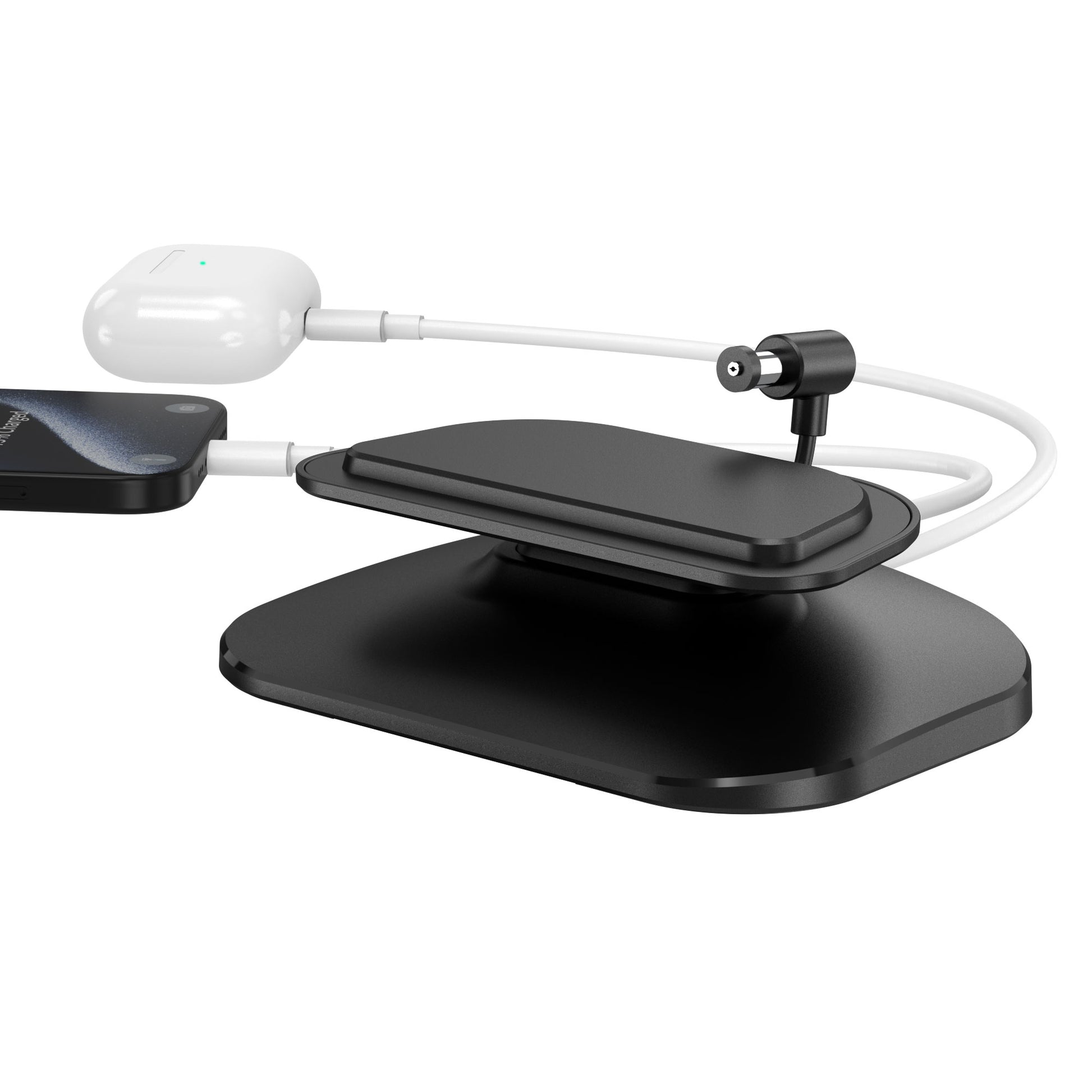 Adjustable Stand for Echo Show 8(3rd Gen) with USB-C/A Charging Port