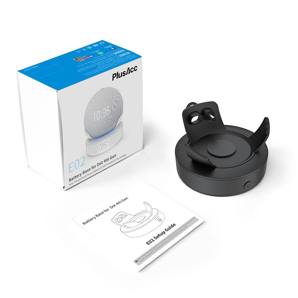 Made for  Battery Base, in Black for Echo Dot (4th generation) Not  compatible with previous generations of Echo or Echo Dot (1st Gen, 2nd Gen
