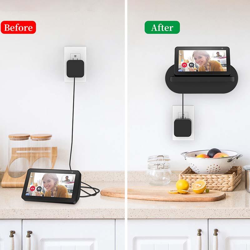 Made for  Alexa Echo Show 5 3rd Gen Wall Mount, Echo Show 5 (1st&2nd  Gen) Wall Stand - PlusAcc