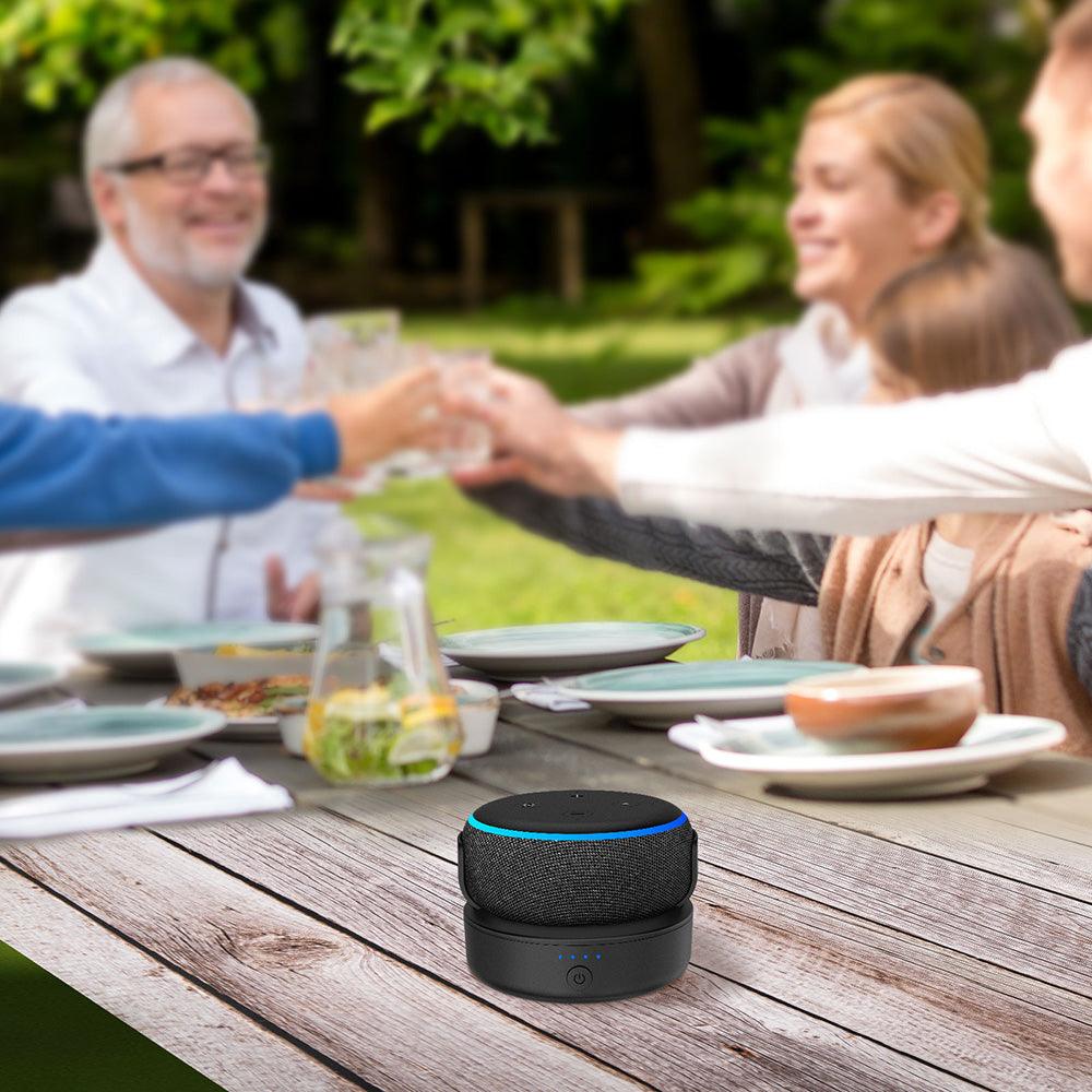 Make your Echo Dot 3 portable with the D3 Battery Base from GGMM! 