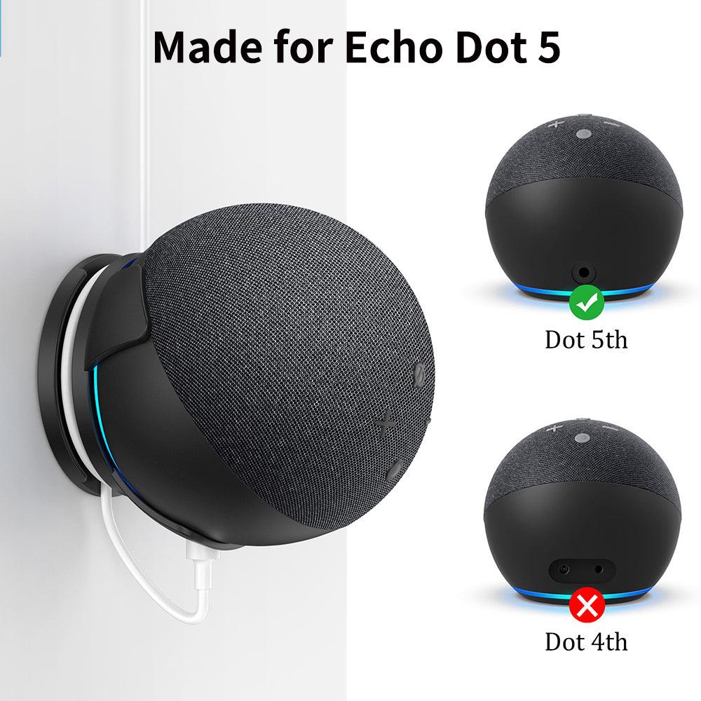 Wall Mount Outlet Shelf Holder Stand For Echo Dot 4th 5th Generation  Accesorios Alexa Smart Speaker