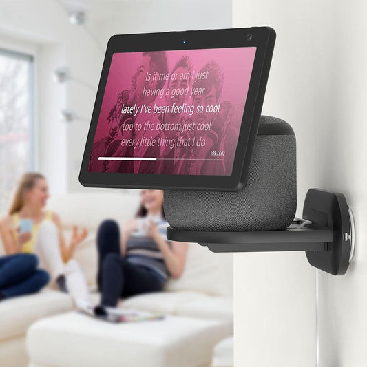 Made for  Alexa Echo Show 10 Wall Mount Stand, Echo Show 10 Tilt  Stand - PlusAcc