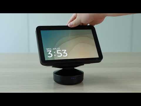 Made for  Alexa Echo Show 8 Battery Base Stand - PlusAcc