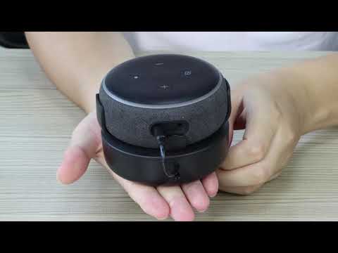 Made for  Alexa Echo Dot 3rd Generation Battery Base Stand Speaker  Portable Charger - PlusAcc